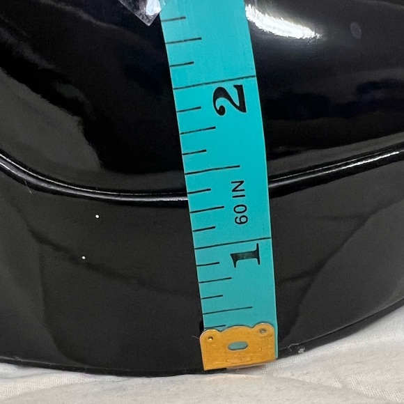 EUC Madden Girl Superb Black Patent Leather Platform Heels size 10 - Picture 9 of 12